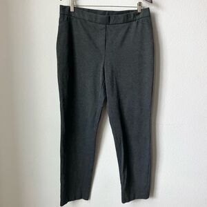 J. Jill Gray Ponte Slim Leg Business Casual Office Career Work Minimalist Pants